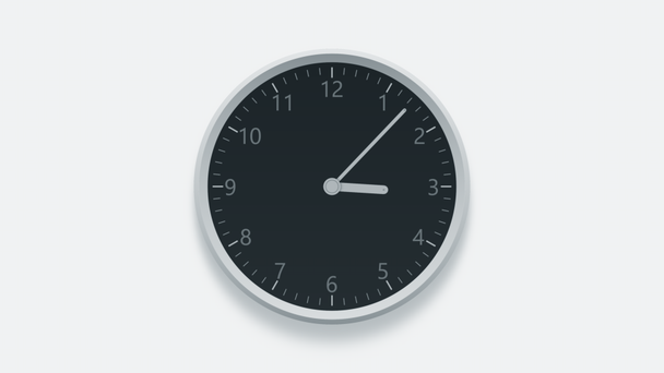 Час вимірювання годинника з 10 ранку до 8 вечора
 - Кадри, відео
