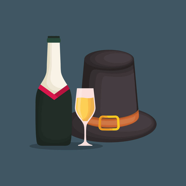 Champagne boisson design
 - Vecteur, image