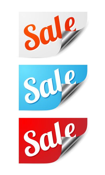 Sale stickers - Vector, Image