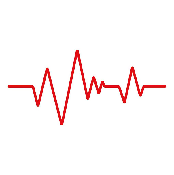 Línea de latidos del corazón. ECG. Cardiografía. Vector
 - Vector, Imagen