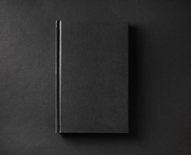 Blank black book - Foto, Imagen