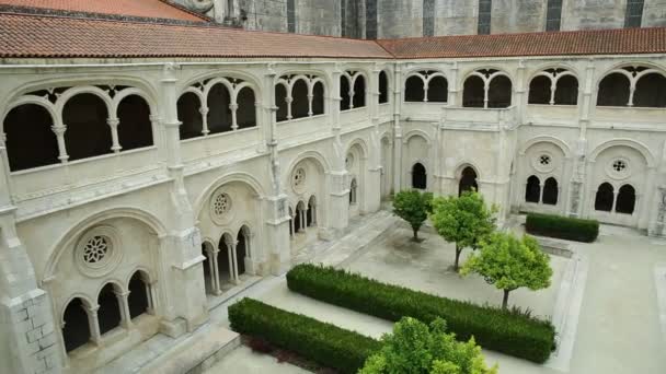 Alcobaca Monastery panorama - Footage, Video