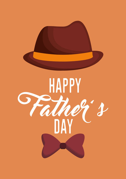Happy fathers day design - Vector, imagen