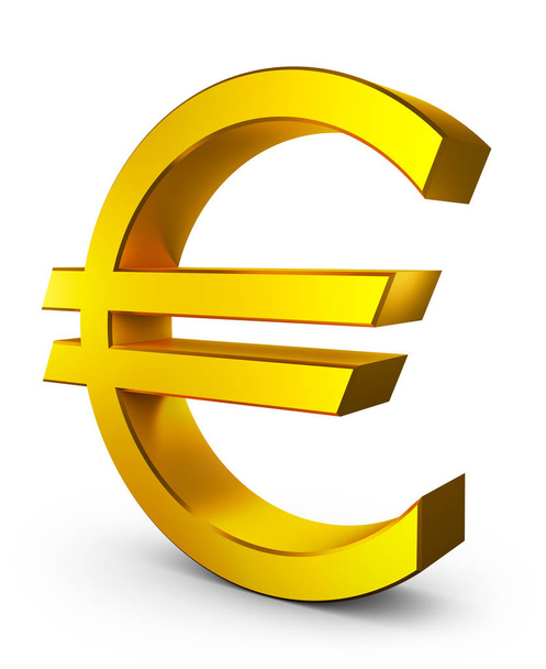 Volumetric euro sign - Fotó, kép