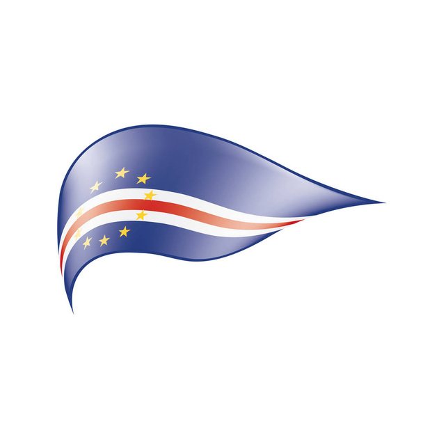Vlag van Kaapverdië, vectorillustratie - Vector, afbeelding