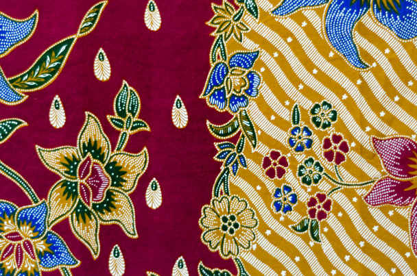 vzor a Batikované textilní - Fotografie, Obrázek