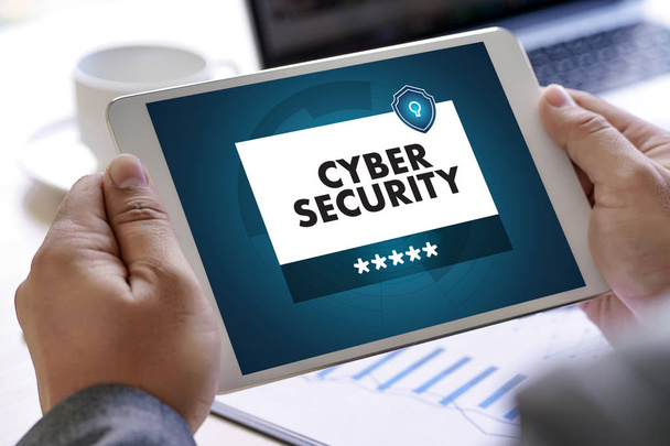 CYBER SECURITY Business, technology,Firewall Antivirus Alert Pro - 写真・画像