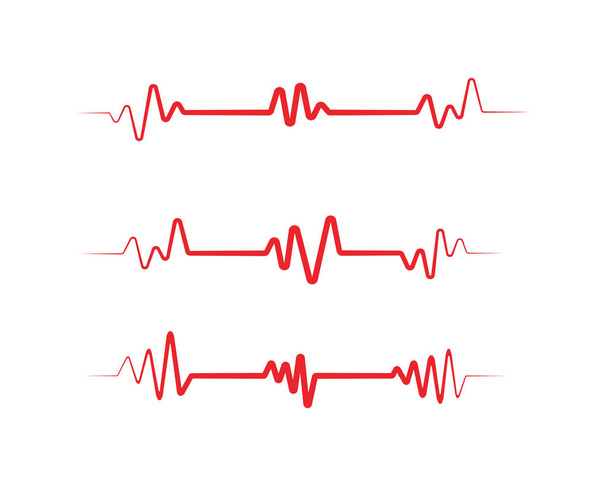 пульс сердцебиения
 - Вектор,изображение