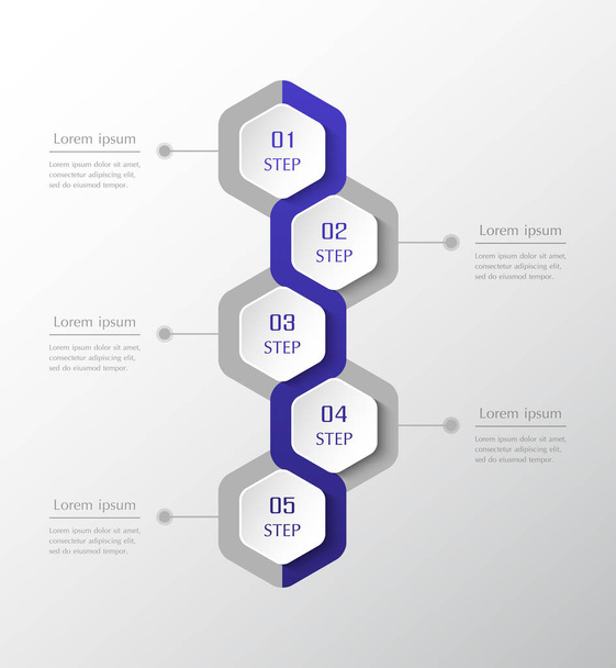 Infographic design elements for your business. - Vektori, kuva