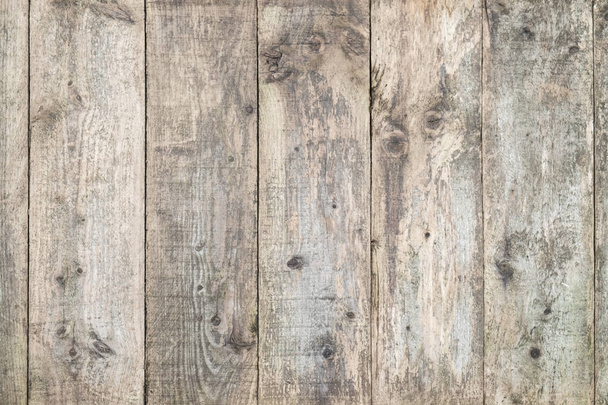 Wooden background of pale timber, knotted rough texture - Foto, immagini