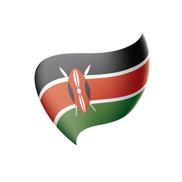 Drapeau Kenya, illustration vectorielle
 - Vecteur, image