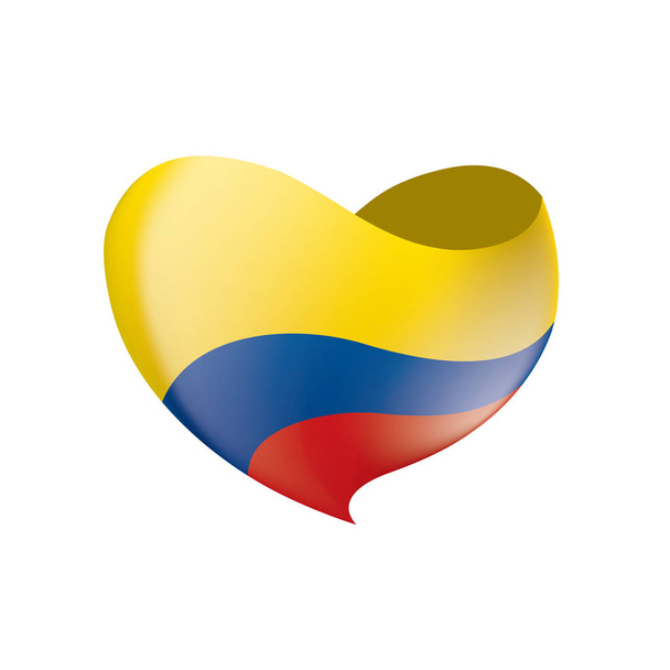 Colombia bandiera, illustrazione vettoriale
 - Vettoriali, immagini