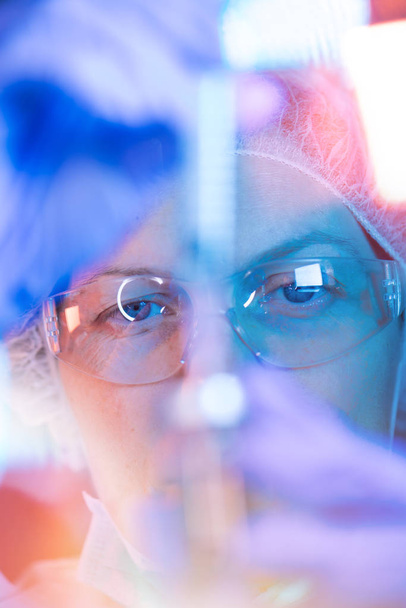 Pharmacology science researcher working in laboratory - Foto, immagini