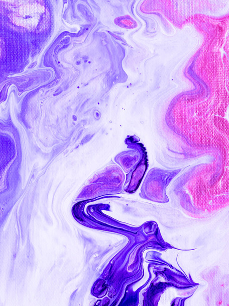 Ультрафиолетовый фон, расписанный вручную
 - Фото, изображение