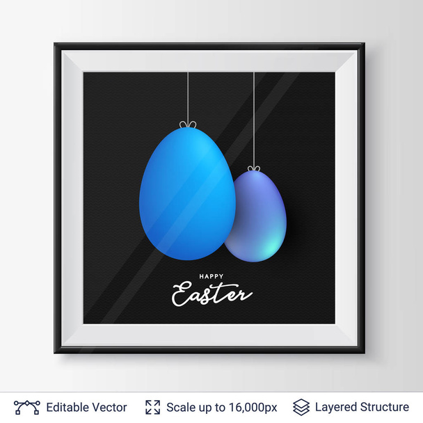 Easter background template. - Vector, Image