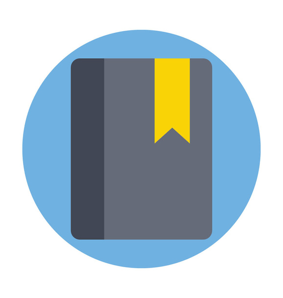 Book Flat Vector Icon - Вектор, зображення
