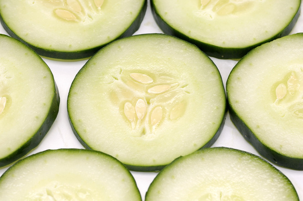 Slices of cucumber - Foto, immagini