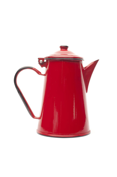 Piros csésze teát - Fotó, kép
