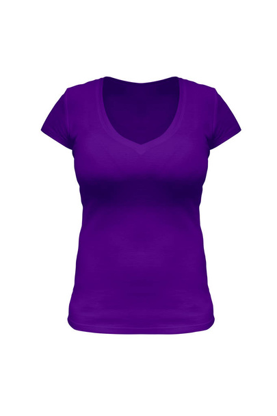 фиолетовая футболка - Фото, изображение