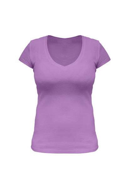 African violet t-shirt - Foto, afbeelding