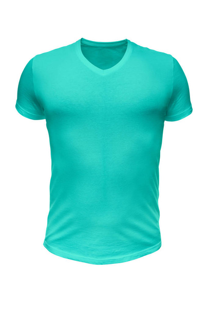T-shirt azur
 - Photo, image