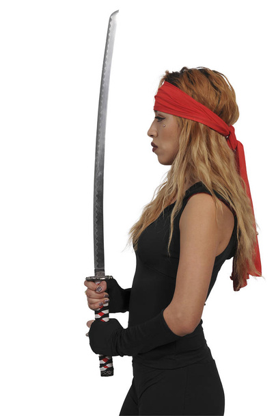 Szermierz Samurai Kobieta - Zdjęcie, obraz
