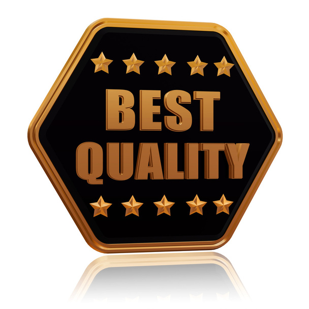 Best quality five star hexagon button - Photo, Image