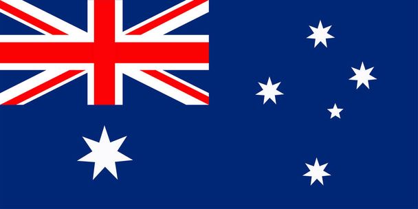 Flaga Australii - Wektor, obraz