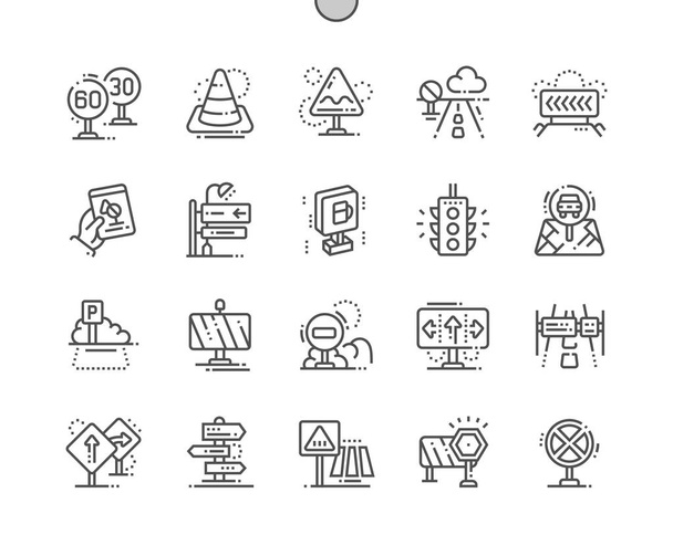 travel graphic icons, vector illustration - Vector, Image