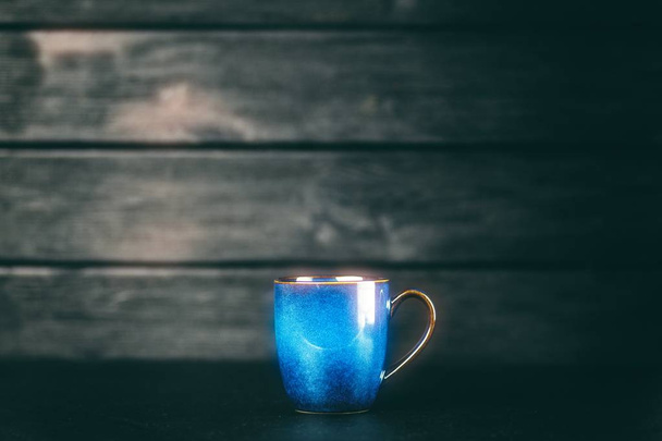 Tazza di caffè blu
 - Foto, immagini