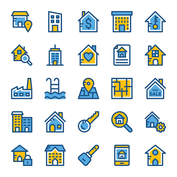 Real Estate Vector Icons 1 - ベクター画像