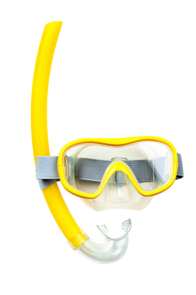 Snorkelmasker en -buis - Foto, afbeelding