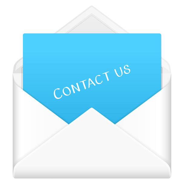envelope contact us - Vector, Image