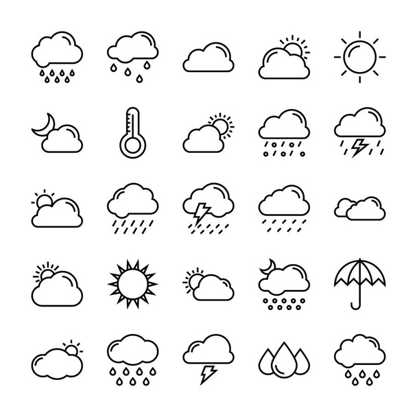 Weather Vector Icons 2 - Вектор,изображение