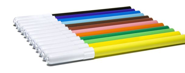 Stylos marqueurs multicolores, dessin de bureau et scolaire
 - Photo, image