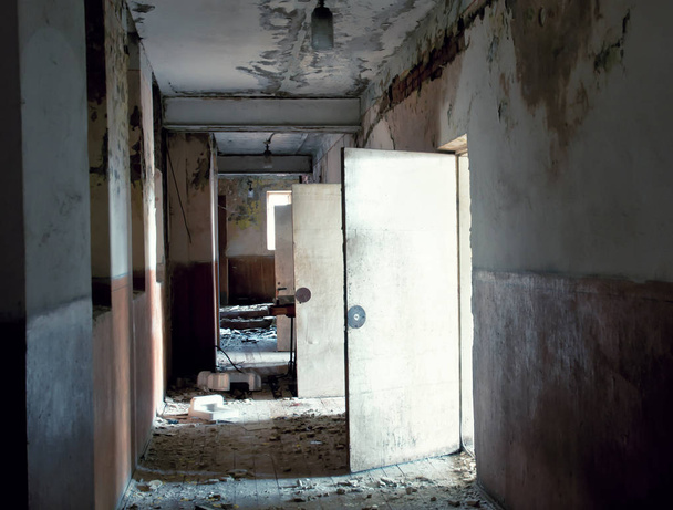 old abandoned corridor - Photo, Image
