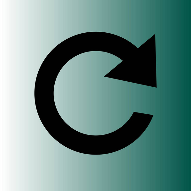 icône du bouton de rechargement illustration vectorielle
 - Vecteur, image