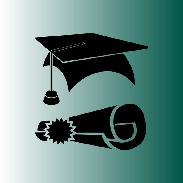 icono de vector de licencia de educación
 - Vector, Imagen