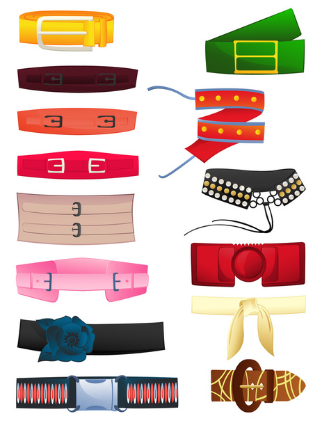 Women's belts - Vector, afbeelding