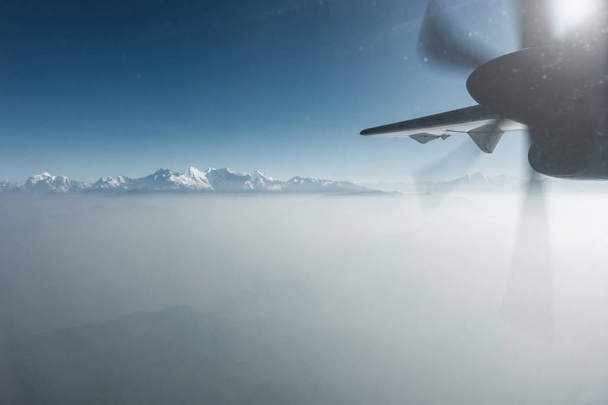 Himálaj, při pohledu z letadla, Nepál - Fotografie, Obrázek