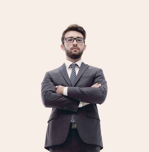 confident business man in suit and tie. - Φωτογραφία, εικόνα