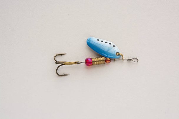 Fishing lure, bait spoon  - Foto, imagen
