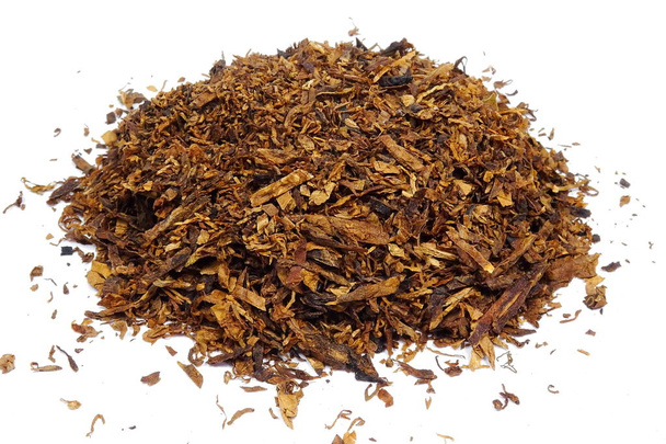 dried pipe tobacco (Nicotiana) - Photo, Image