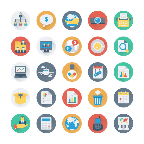 Business and Office Vector Icons 8 - Vector, imagen