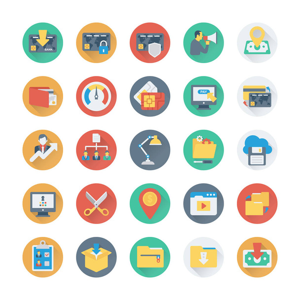 Business and Office Vector Icons 12 - Vektor, Bild