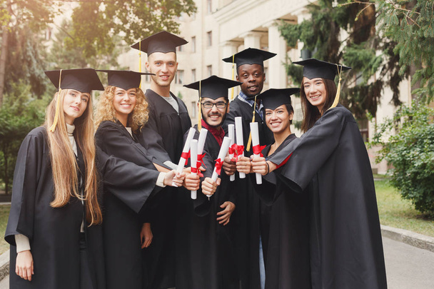 A group of graduates celebrating - Photo, Image