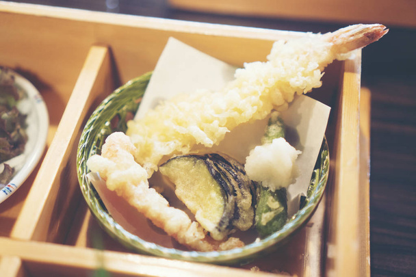 Comida japonesa de cerca
 - Foto, Imagen