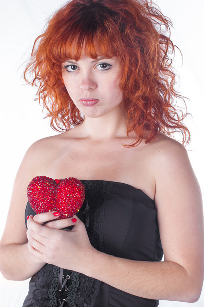 portrait of beautiful redhead - 写真・画像