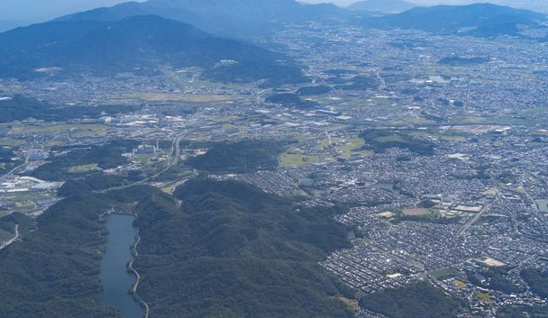 vue aérienne du paysage urbain de Fukuoka
 - Photo, image