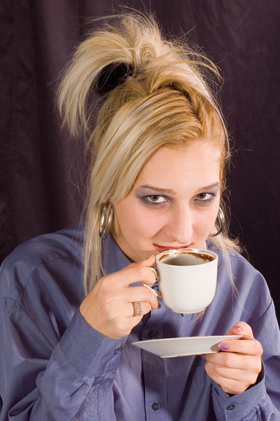Drinking coffee - Foto, Imagen